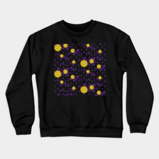 Flowers and Clouds Crewneck Sweatshirt